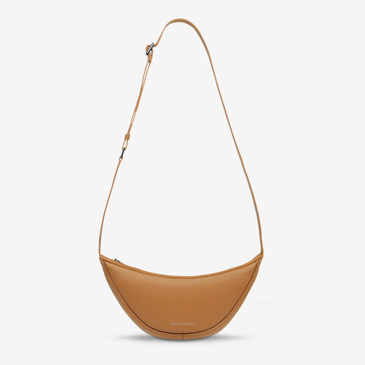 Glued To You Women's Tan Leather Crossbody Bag | Status Anxiety® | Status Anxiety 