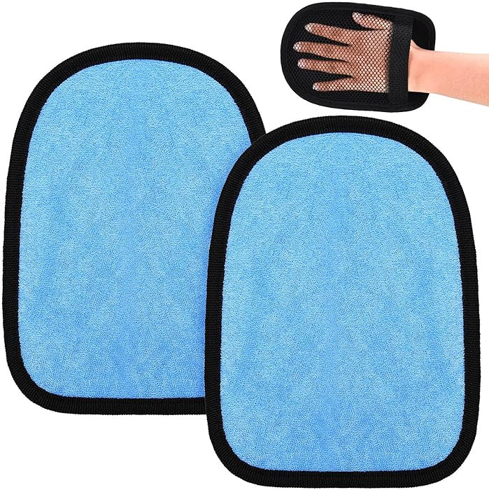 Skylety 2 Pcs Sand Wipe Off Mitts Beach Mitt Wipe Duster Cleaner for Summer Volleyball Sandbox Wa... | Amazon (US)