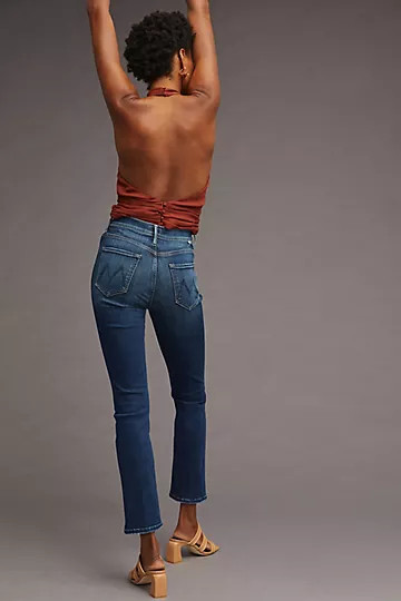 MOTHER The Swooner Rascal High-Rise Straight Jeans | Anthropologie (US)