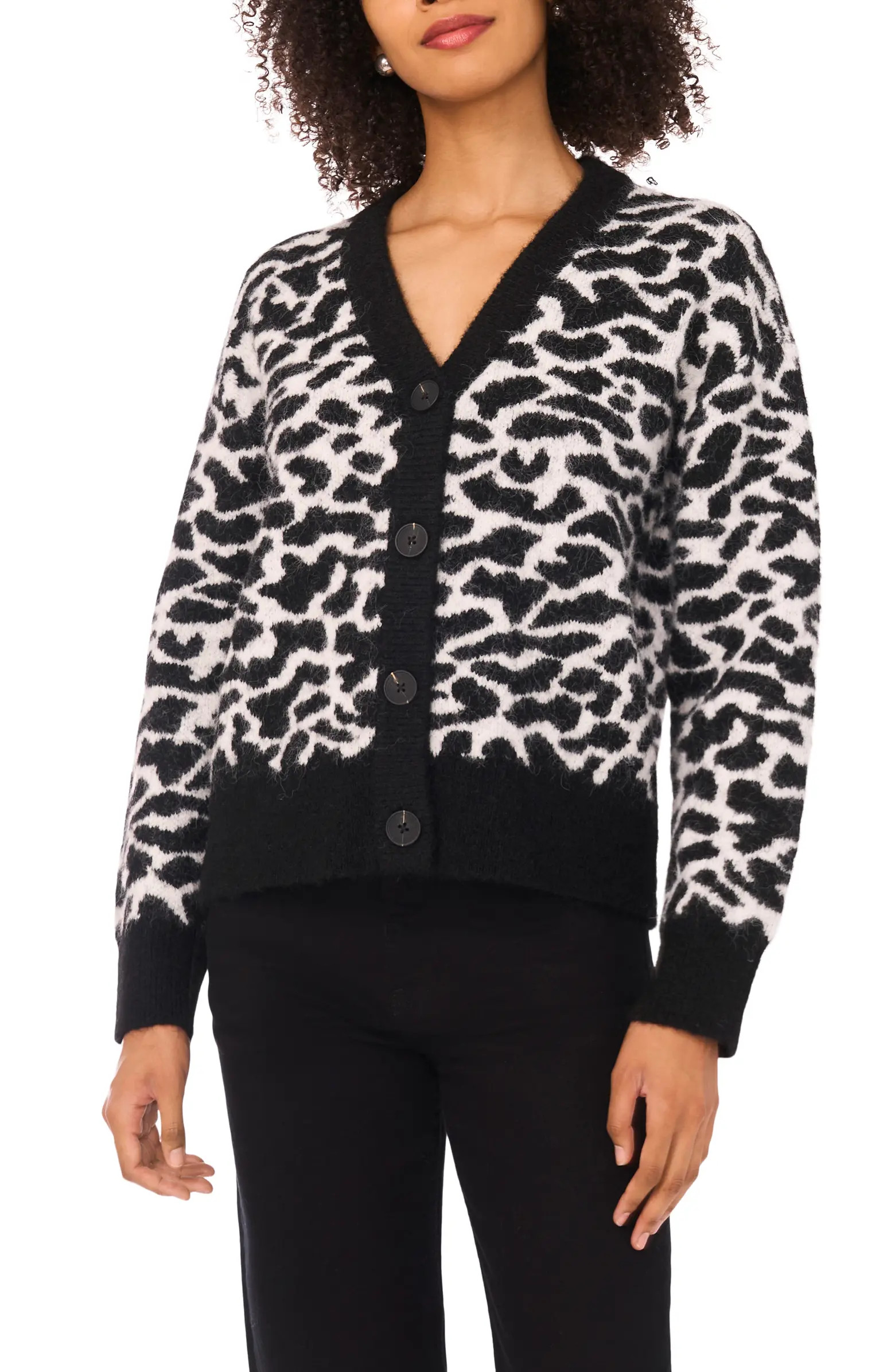 Animal Print Cardigan | Nordstrom Rack
