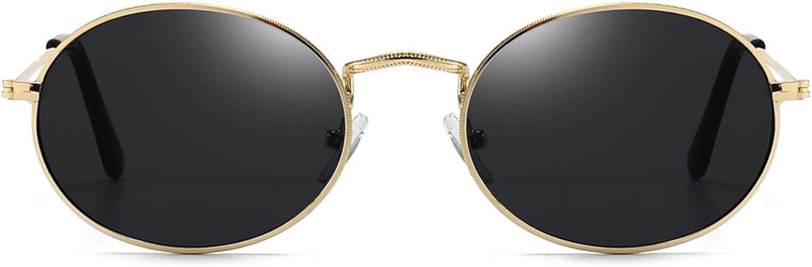 Dollger Oval Sunglasses for Women Vintage Metal Frame Glasses Anti Reflective Retro Eyeglasses Un... | Amazon (US)