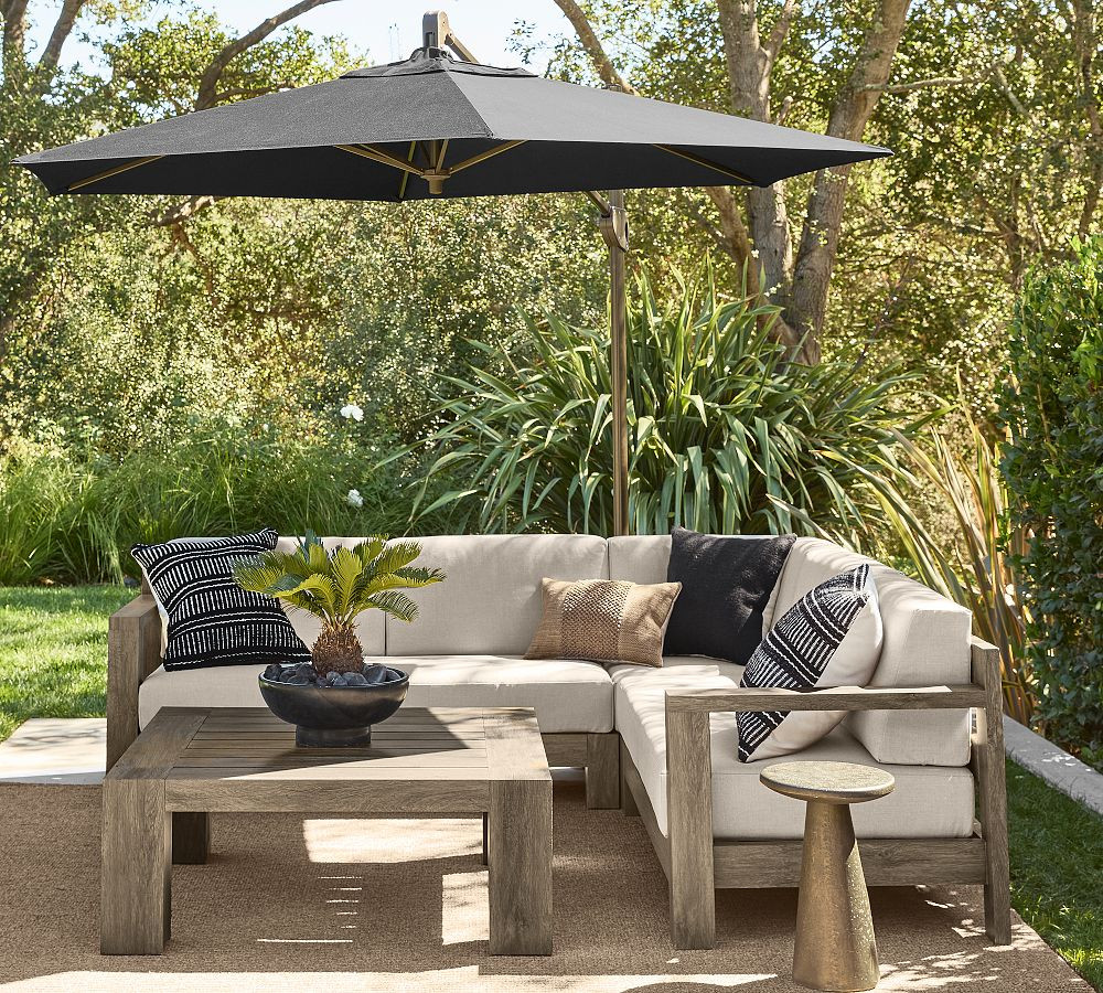 Rockport 3-Piece Outdoor Sectional Frame | Pottery Barn (US)