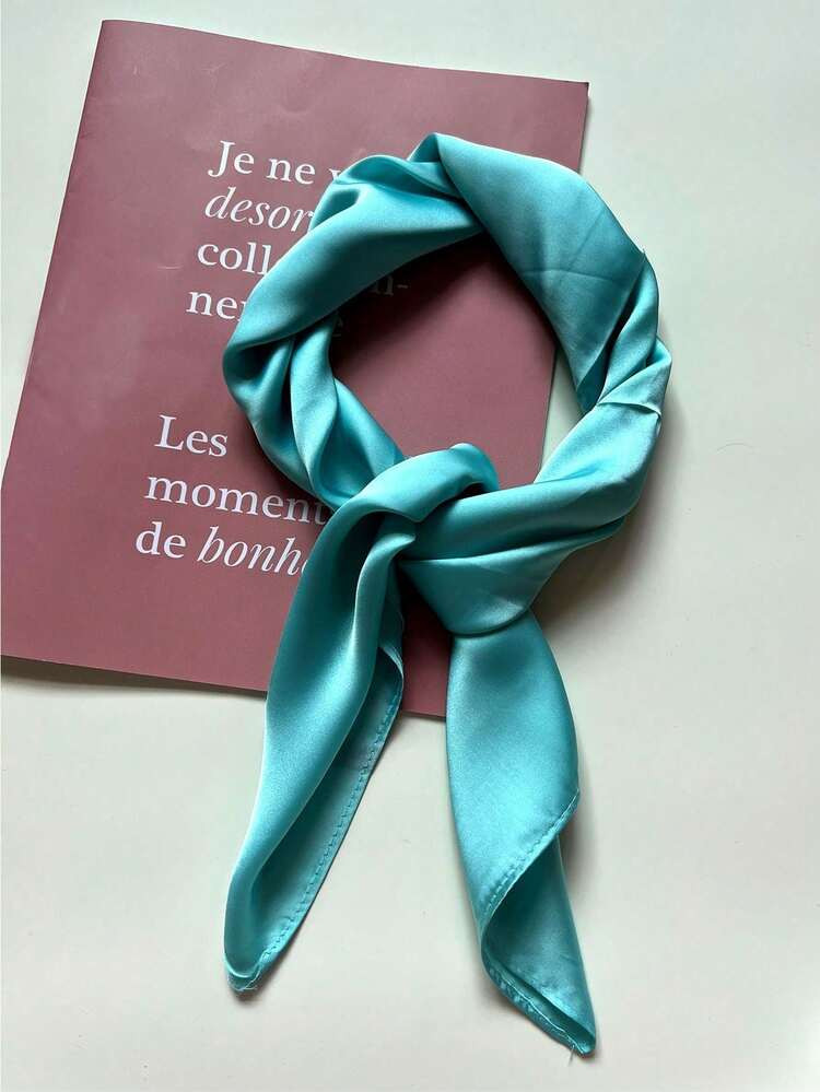 1pc Solid Color Scarf, Comfortable, Elegant, Unique, Classic, Versatile, Fashionable Women's Scarf For Spring/Autumn | SHEIN