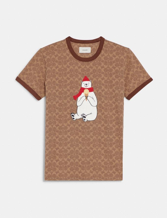 Signature Polar Bear T-Shirt in Organic Cotton | Coach (UK)