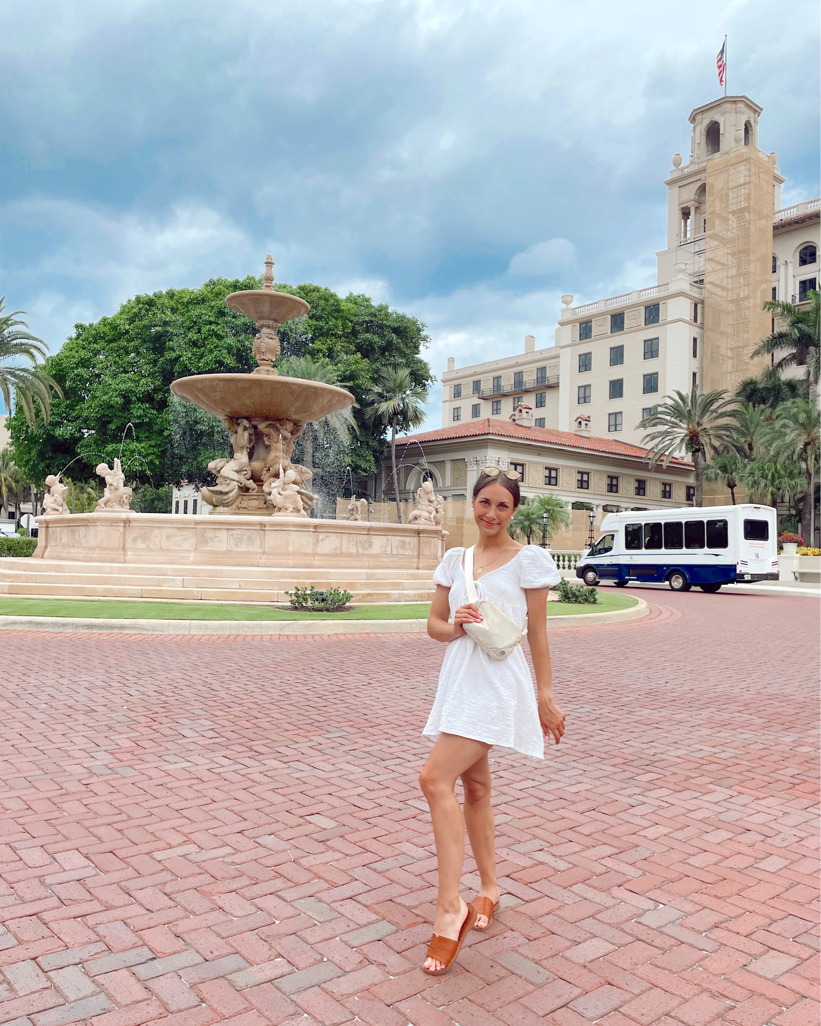 Spring break outfit-inspo! A simple baby doll dress is always so flattering and feminine! 
The one in photo is not in stock anymore but I linked very similar ones, as well as some longer options, as this one was a little too short for my liking! ☀️🌊🏝️ #springbreakoutfits #babydolldress

#LTKPetite #LTKBeauty #LTKTravel