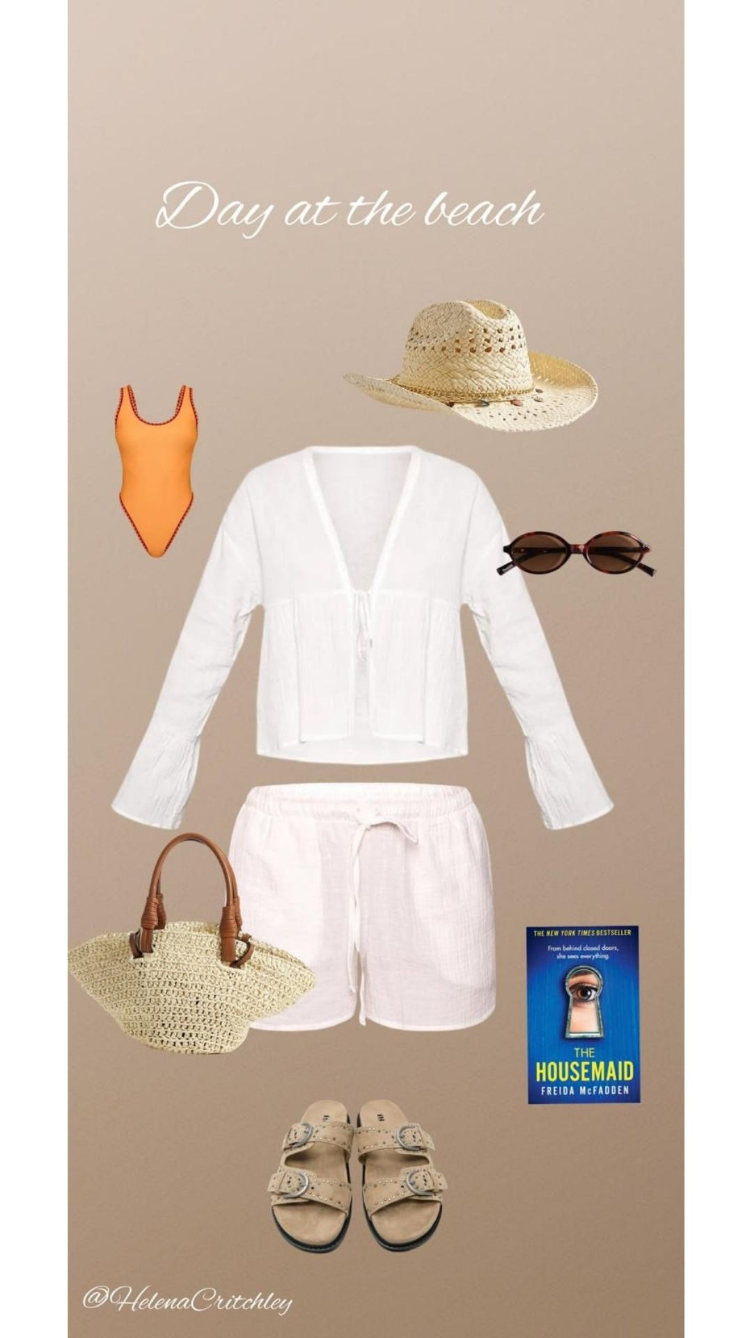 Day At The Beach 🏖️

White Beach Coord, Swimsuit And Cover Up, Straw Hat Style, Woven Beach Bag, Poolside Holiday Look, Summer Sandal Outfit, Easy Vacation Outfit, Neutral Beach Style, Relaxed Resort Day 

 #LTKuk #LTKsummer #LTKtravel