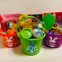 Personalized Easter Basket Prefilled With Treats & Toys | Etsy (US)