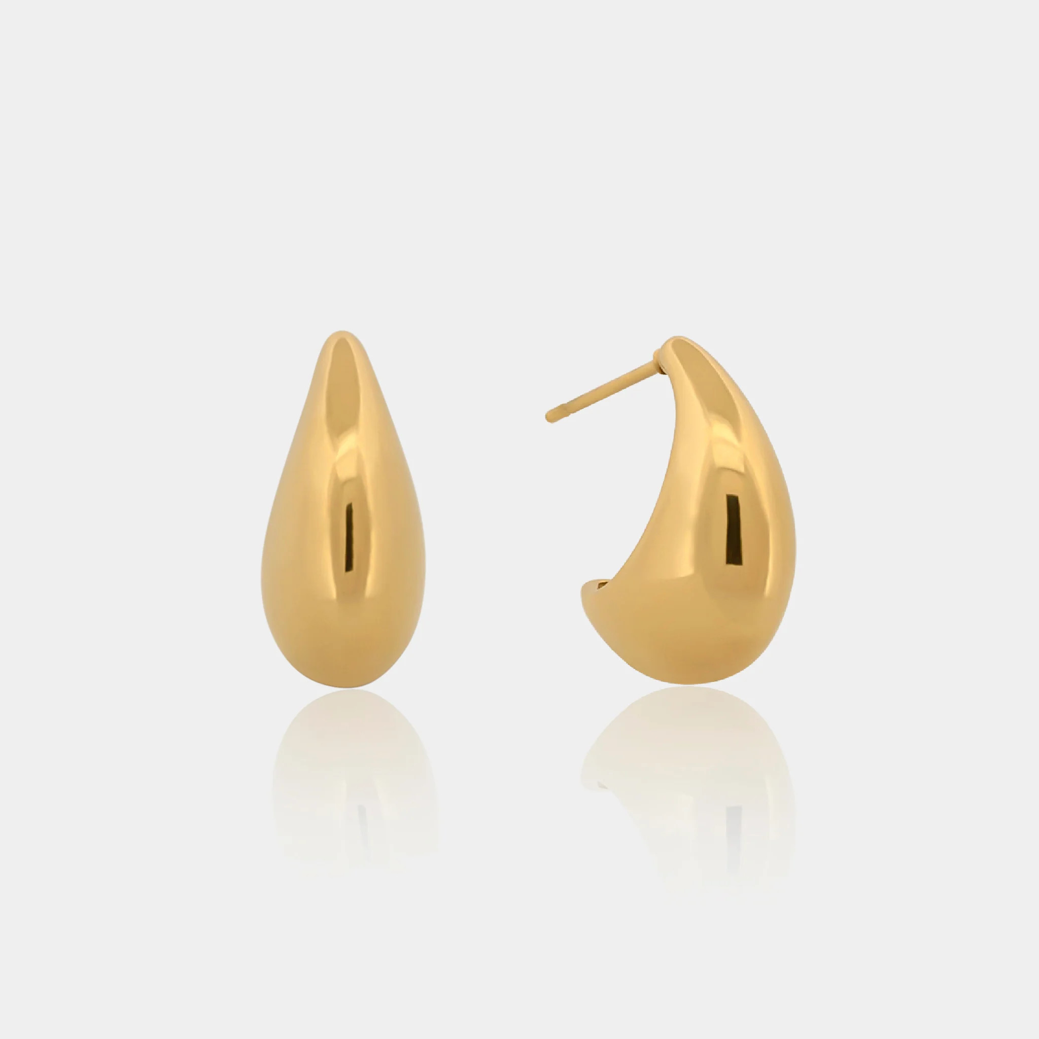 Baby Dome Drop Earrings | LINK'D THE LABEL