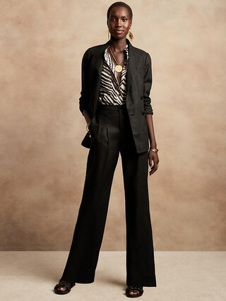 Wide-Leg Linen Pant | Banana Republic (CA)