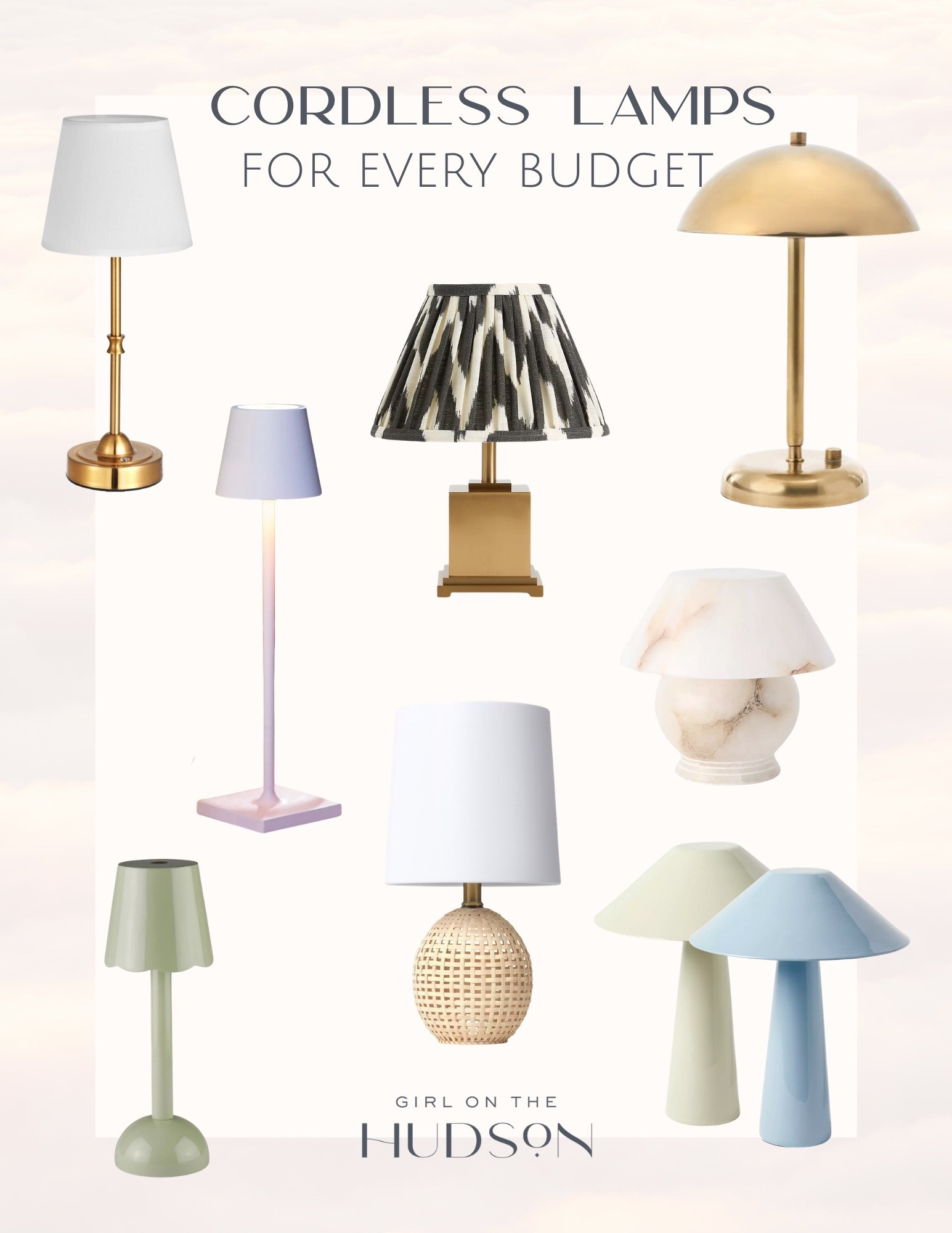Cordless lamps are one of my favorite home decor upgrades because they add both function and style exactly where you need it. From bookshelves and kitchen counters to console tables, dining rooms, and outdoor entertaining spaces, these rechargeable lamps bring beautiful ambient lighting without the hassle of cords. I’ve rounded up some of my favorite cordless lamps at a variety of price points, including classic brass finishes, woven textures, marble details, and colorful designer inspired styles.

Cordless lamps, rechargeable lamps, battery operated lamps, cordless table lamp, designer inspired decor, home lighting ideas, accent lighting, luxury home decor, bookshelf styling, console table decor, kitchen counter styling, coffee table decor, modern home decor, coastal home decor, woven lamp, brass lamp, marble lamp, decorative lighting, interior design inspiration, GirlOnTheHudson

#LTKHome #LTKSeasonal