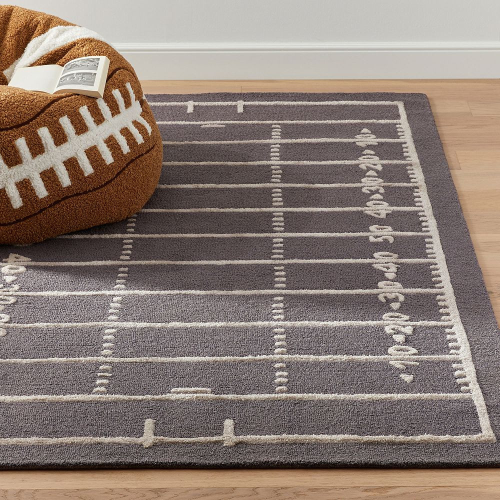 Touchdown Wool Rug | Pottery Barn Teen