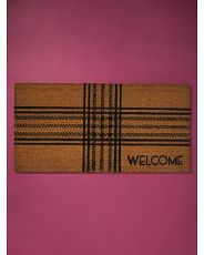 2x3 Indoor Outdoor Coir Plaid Printed Door Mat | HomeGoods