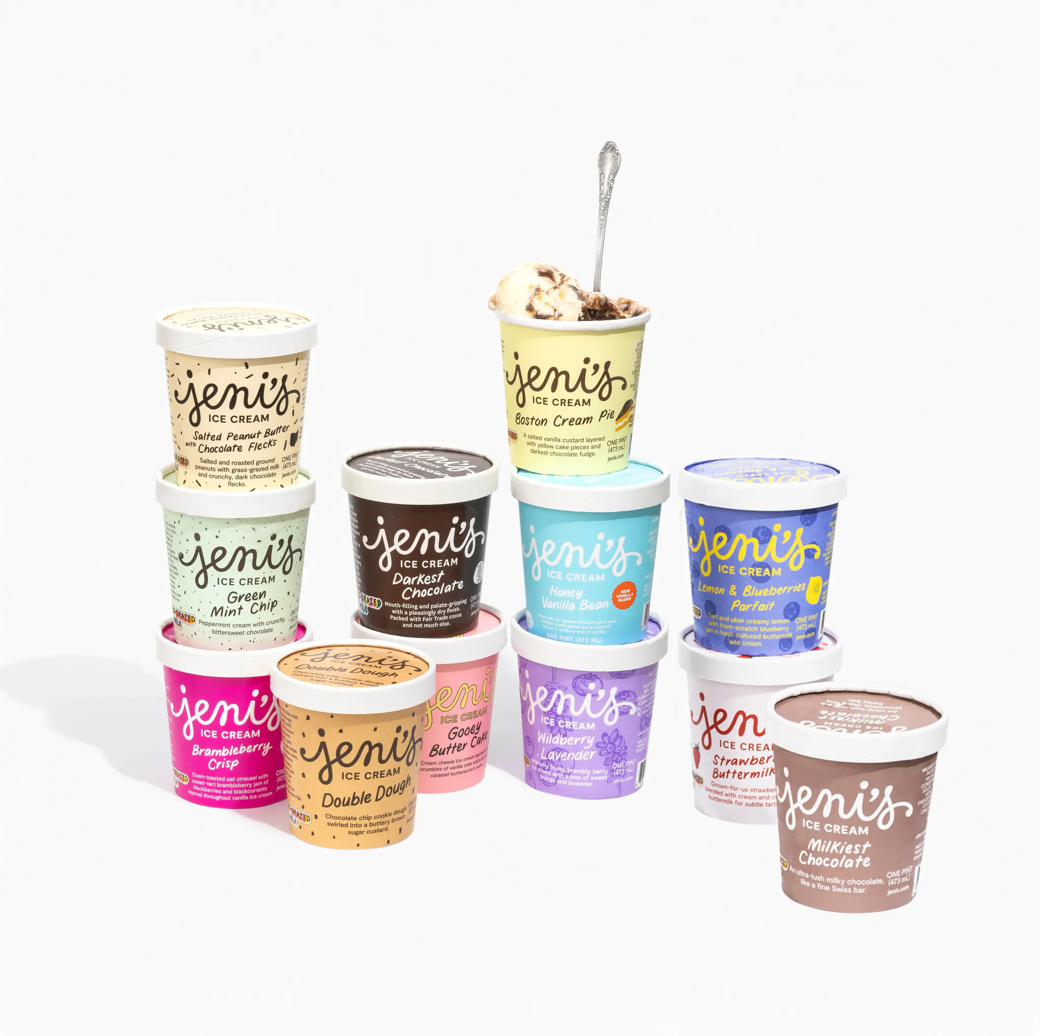Jeni's Splendid Ice Creams - Ice Cream - Choose Your Own 12 Pints | Goldbelly