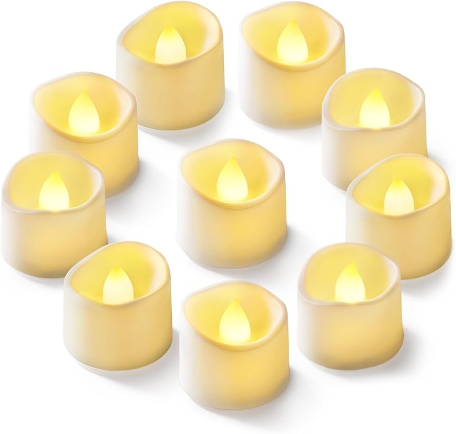 Homemory 24-Pack Flameless LED Tea Lights Candles Battery Operated, 200+Hour Fake Electric Candle... | Amazon (US)