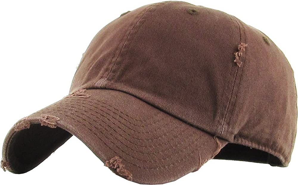 KBETHOS Vintage Washed Distressed Cotton Dad Hat Baseball Cap Adjustable Polo Trucker Unisex Styl... | Amazon (US)