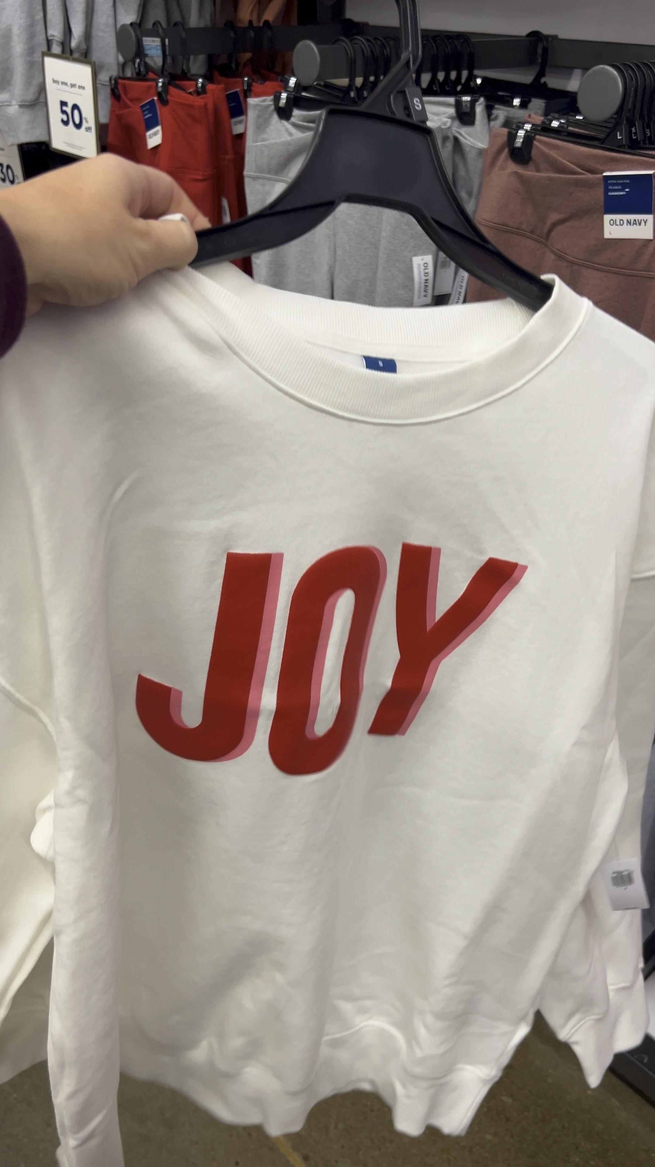 Old navy Black Friday deals
Joy sweatshirt 50% off

#LTKSaleAlert #LTKHoliday