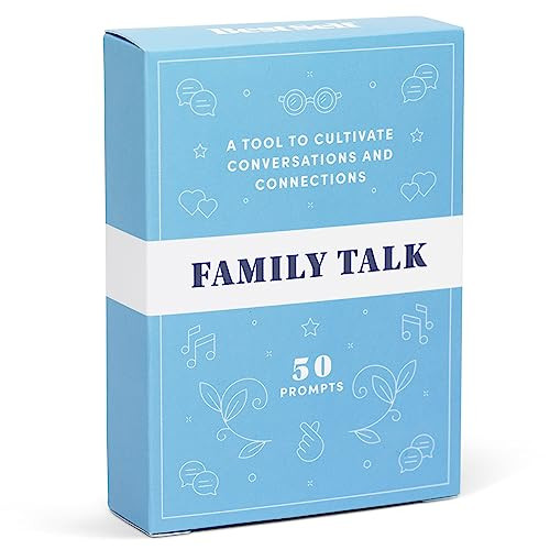 BestSelf Family Talk Deck - 50 Prompt Card Game for Family Game Night, Fun and Engaging Family Ga... | Amazon (US)