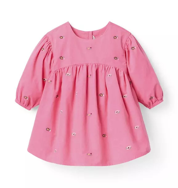 The Floral Embroidered Corduroy Dress | Janie and Jack