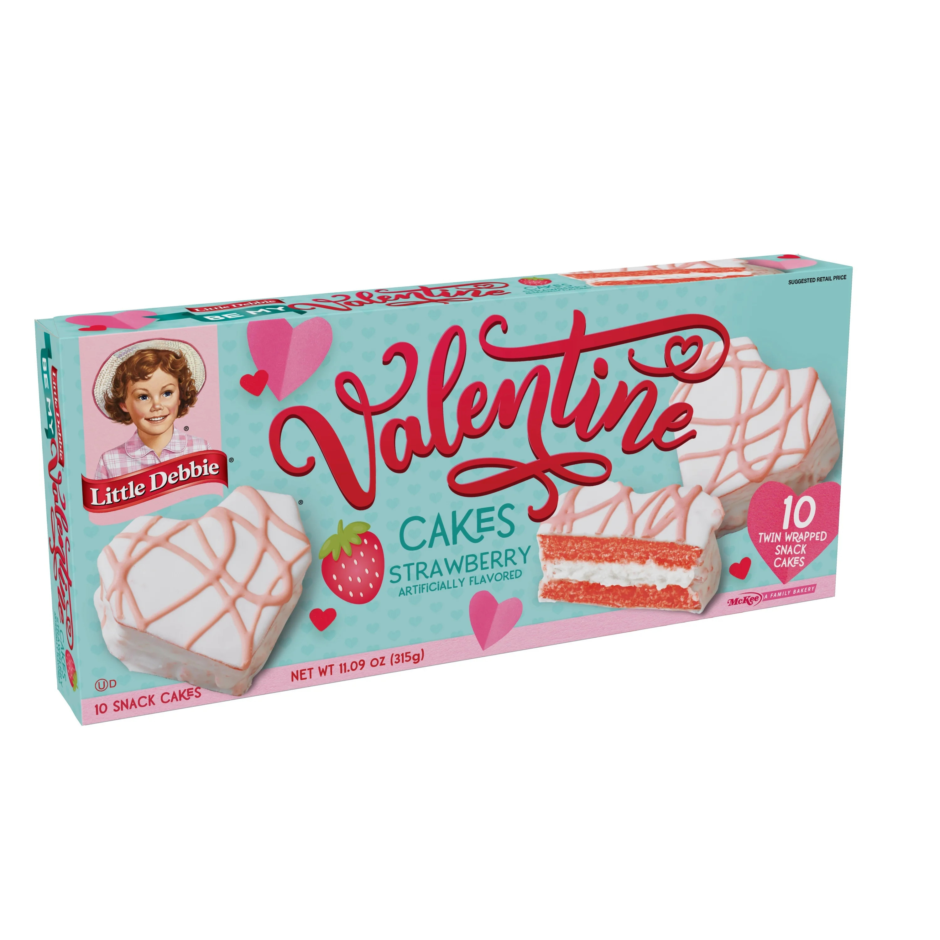 Little Debbie Family Pack Valentine Cakes (Strawberry) | Walmart (US)