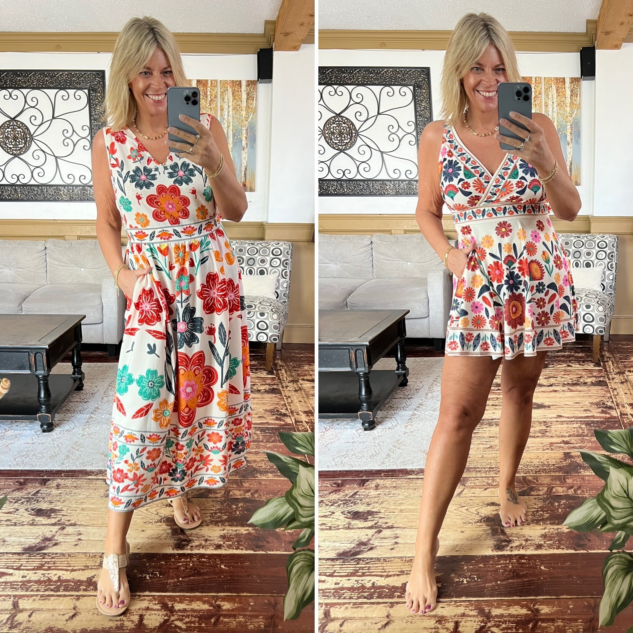 Midi dress 👗 and swim dress both size 12/large 


#LTKOver40 #LTKMidsize #LTKSeasonal
