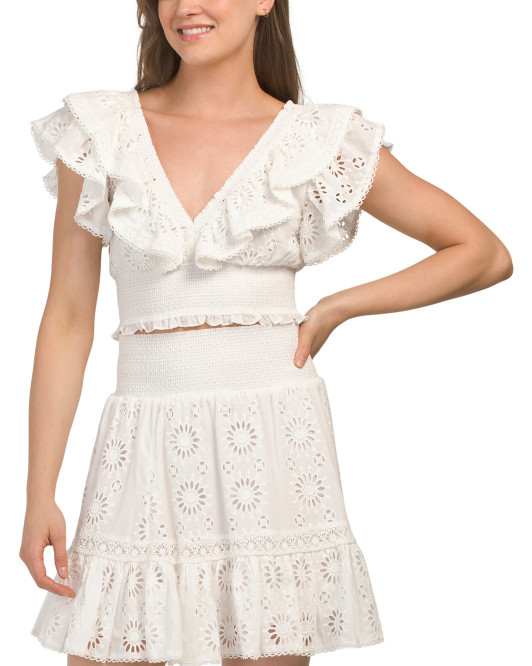 Tanya Ruffle Tiered Top | TJ Maxx