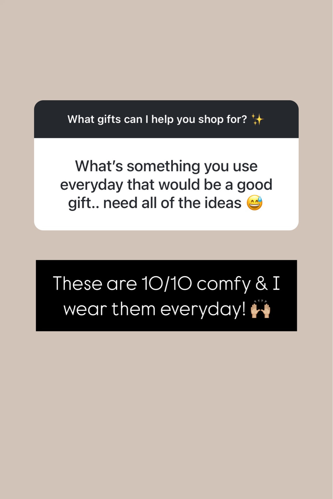 10/10 comfy! I wear them everyday and would make such a great gift 

#LTKFindsUnder50 #LTKStyleTip #LTKGiftGuide