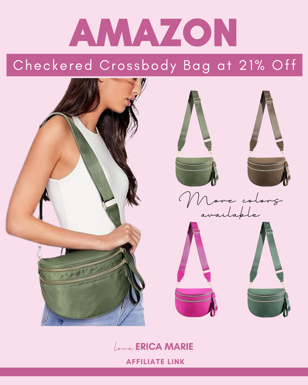 I found this checkered crossbody bag on Amazon and it’s 21% off right now. It’s such a fun everyday piece that still feels practical. Perfect for errands, travel, or casual outfits. 

 #LTKgrwm #LTKootd #LTKSaleAlert