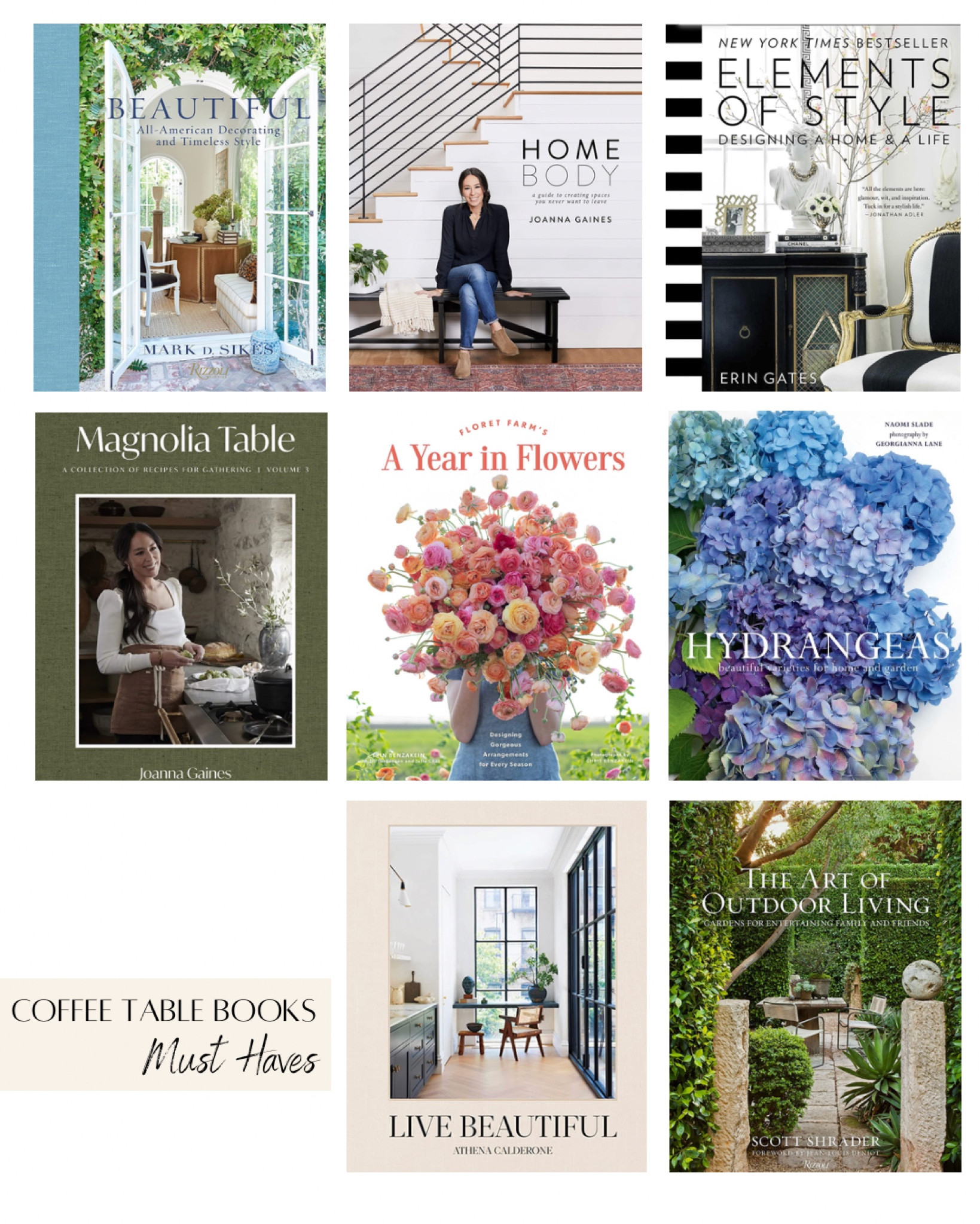 The best coffee table books! These are the ones I use for home styling!

#home #homedecor #books #coffeetablebooks #coffeetabledecor #homestyle #homeinterior #interiordesign 

#LTKhome #LTKunder50 #LTKFind
