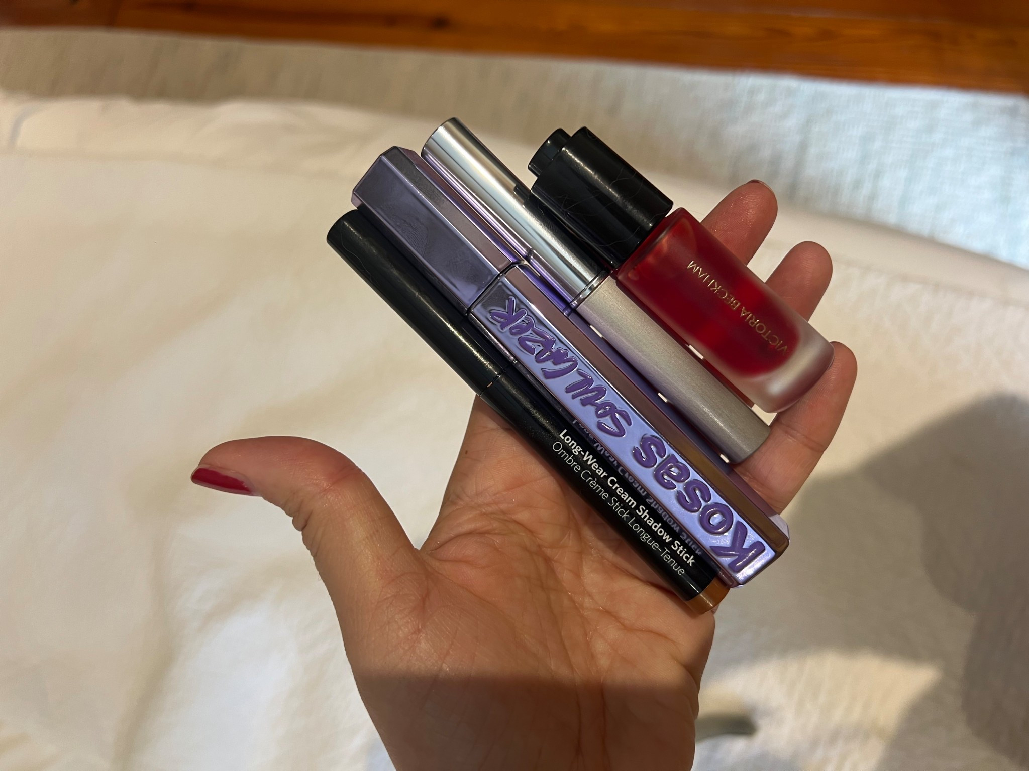 Four new to me favorites from @nordstrombeauty 

Shades:
Blush - coral 
Lip - pink honey
Eye - golden light 

#nordstrompartner

#LTKOver40 #LTKSeasonal #LTKBeauty