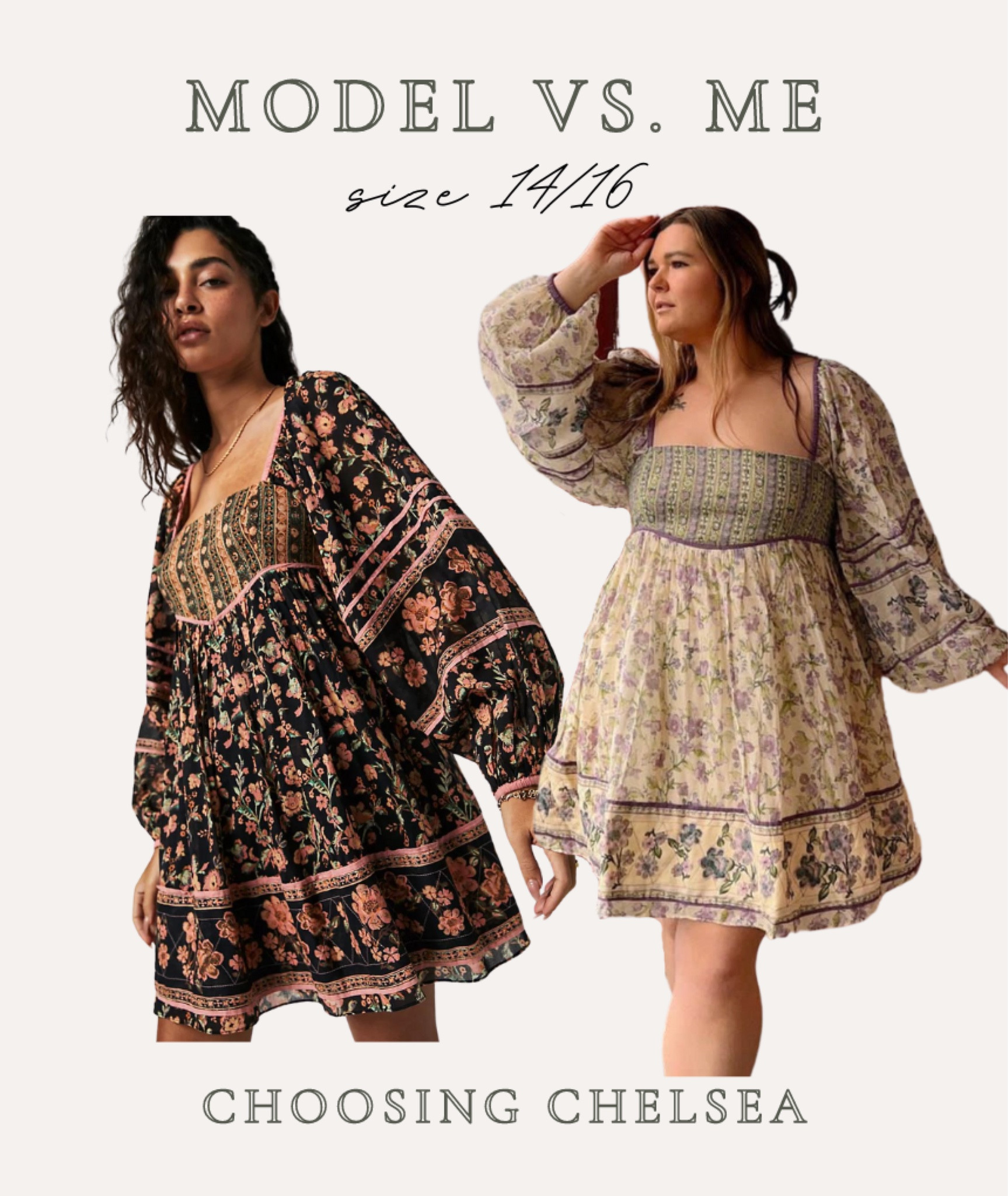 Model vs. Me featuring this Free People dress 😍😍😍 

Free people- free people dress- curvy dresses- free people spring looks- spring curvy dresses- midsize dress ideas 

#LTKcurves #LTKSeasonal #LTKFind