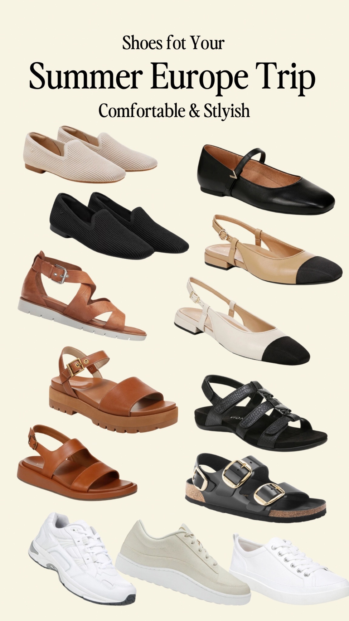 Shoes for your europe trip this summer - comfortable for miles of walking and stylish 

#LTKshoecrush #LTKtravel