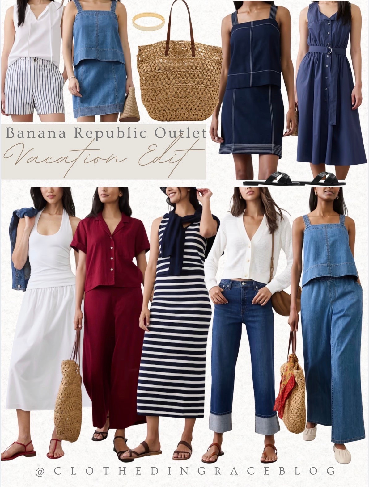 Banana Republic outlet vacation edit! 

Beach bag, pants, top, maxi dress, bracelet, shorts

#LTKootd #LTKgrwm #LTKTravel