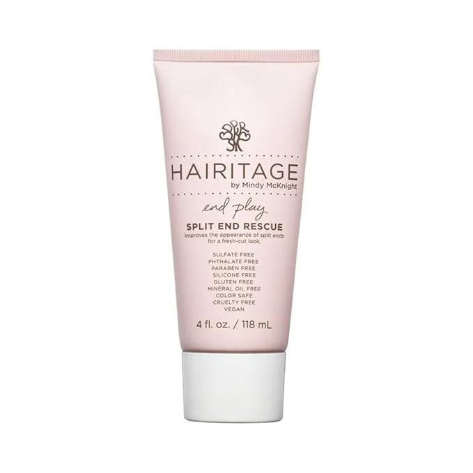 Hairitage Split End Rescue Gel Cream - Jojoba Protein Vegan Formula for Dry and Damaged Hair - Re... | Amazon (US)