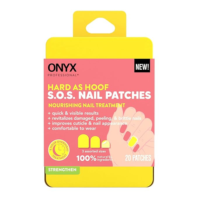 Onyx Professional Hard as Hoof S.O.S Nail Patches - Nail and Cuticle Strengthening Treatment Repa... | Amazon (US)