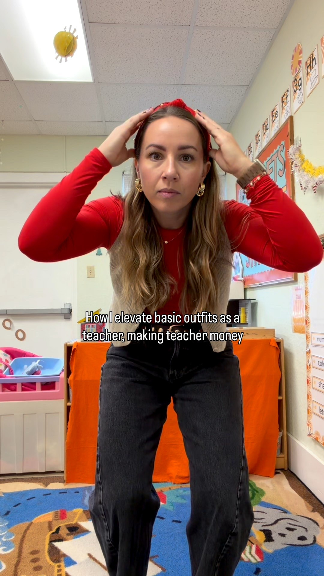 All of these items are basics but look elevated together.
Mixing brown and black is okay! 
Adding fun accessories
Keep the base layer basic
Add a pop of color somewhere in the outfitt

#LTKSeasonal #LTKWorkwear #LTKootd