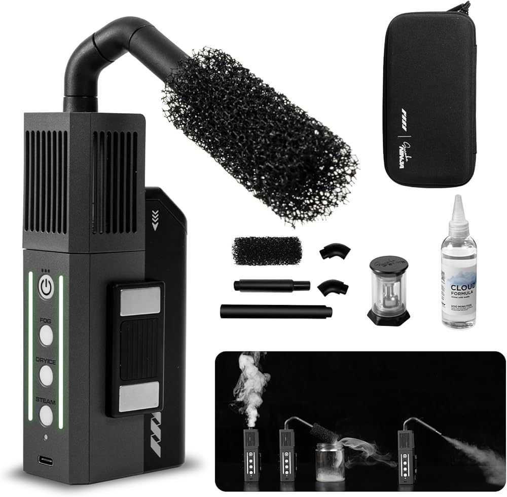 SmokeNINJA Mini Handheld Fog Generator Smoke Machine, with 3 Pre-set Smoke Effect, Food Safe Form... | Amazon (US)