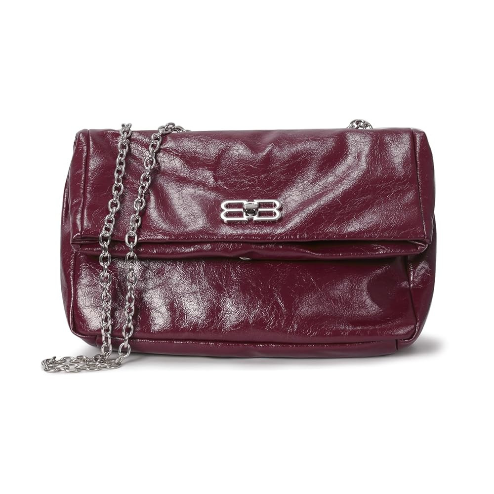 Crossbody Bags for Women Trendy Vegan Leather Hobo Purses Shoulder Handbags With Wide | Amazon (US)
