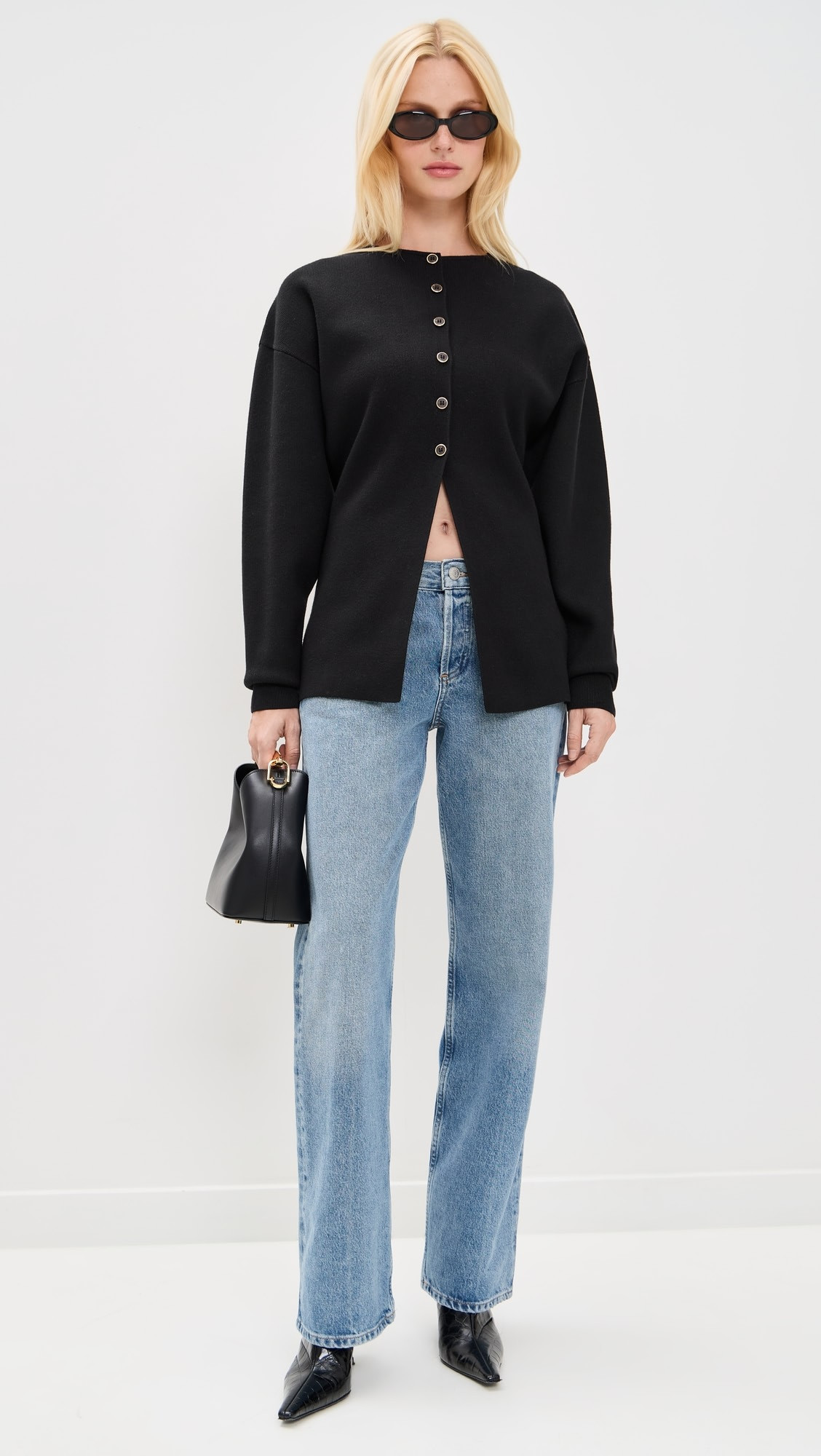 Exaggerated Sleeve Cardigan Sweater | Shopbop