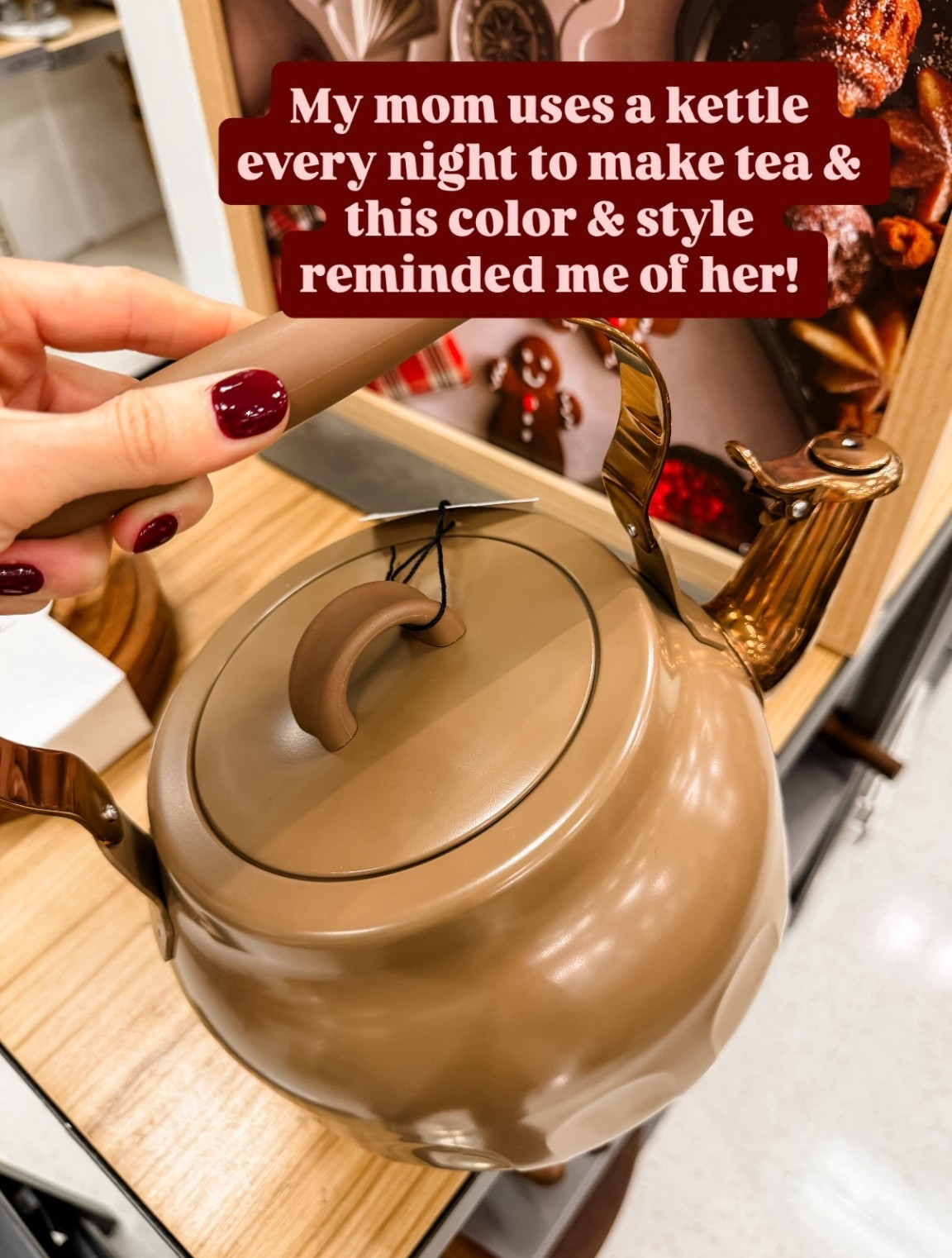 This teapot is such a great gift that you could pair with a pack of tea bags! Love this neutral color and the way this one looks! 

Loverly Grey, tea kettle, tea pot, gift ideas, friend gift ideas, white elephant, mom gift ideas, mother in law gift ideas 

#LTKGiftGuide #LTKHome