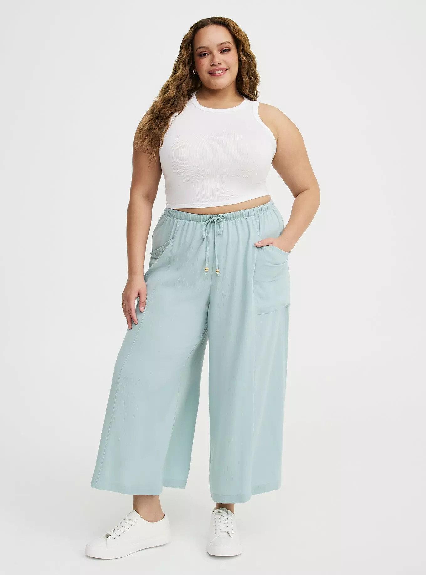 Pull-On Straight Leg High-Rise Pant | Torrid (US & Canada)