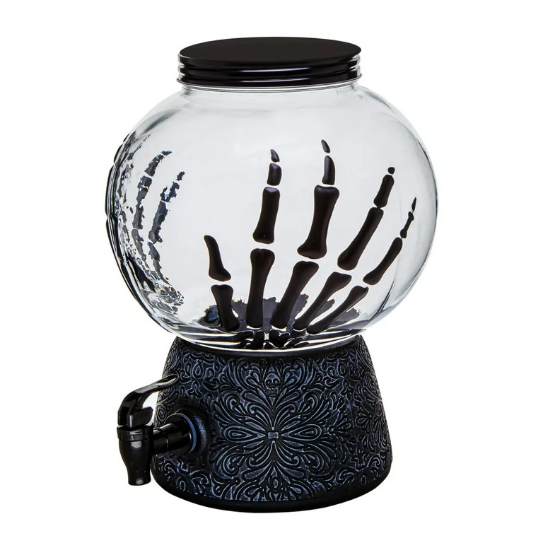 Way To Celebrate Halloween Skeleton Hands Drink Dispenser - Walmart.com | Walmart (US)