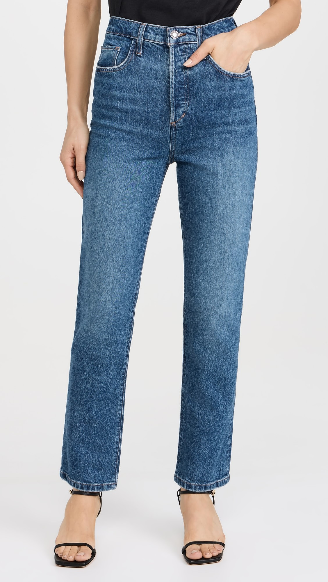 The Valentina Straight Jeans | Shopbop