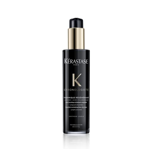 Kerastase Chronologiste Hair Serum Heat Protectant with Argan Oil - Controls Frizz, Strengthens and Prevents Breakage, Protects Against Humidity, For Dry, Fine & Brittle Hair, 5.1 Fl Oz | Amazon (US)