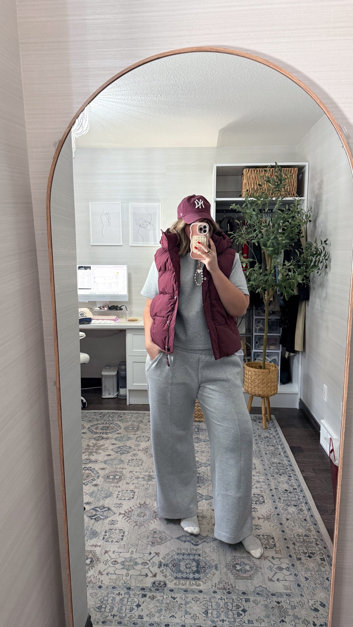 My current fav loungewear set!!! I have been wearing it multiple times times a week lol ordered the pants in a tall! True to size. In my regular size large. 

#LTKwinter #LTKcanada #LTKmidsize