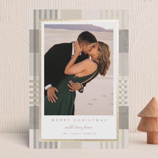 Plaid glam Holiday Cards | Minted