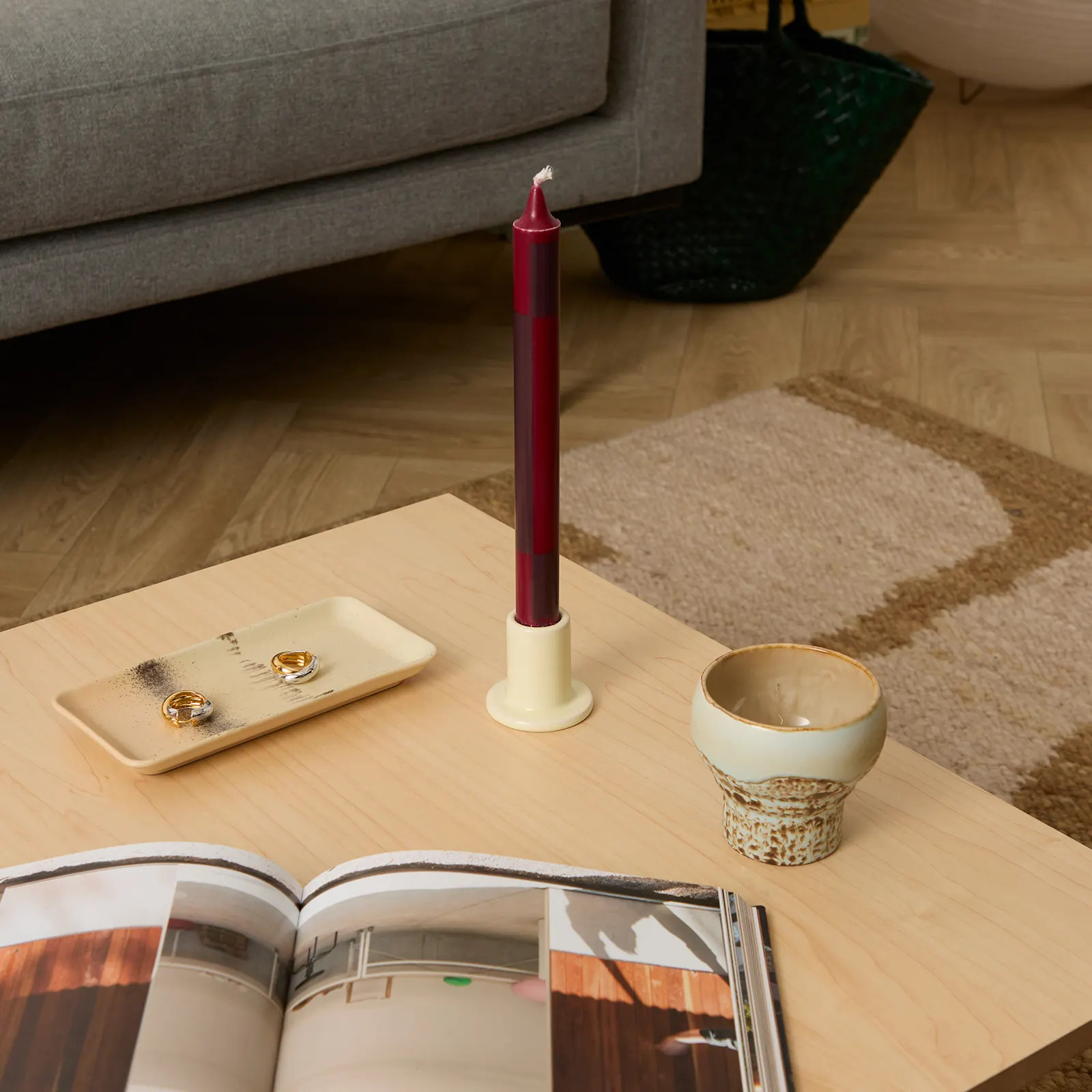 Gustaf Westman Chunky Candle Holder - 90mm | END. Clothing