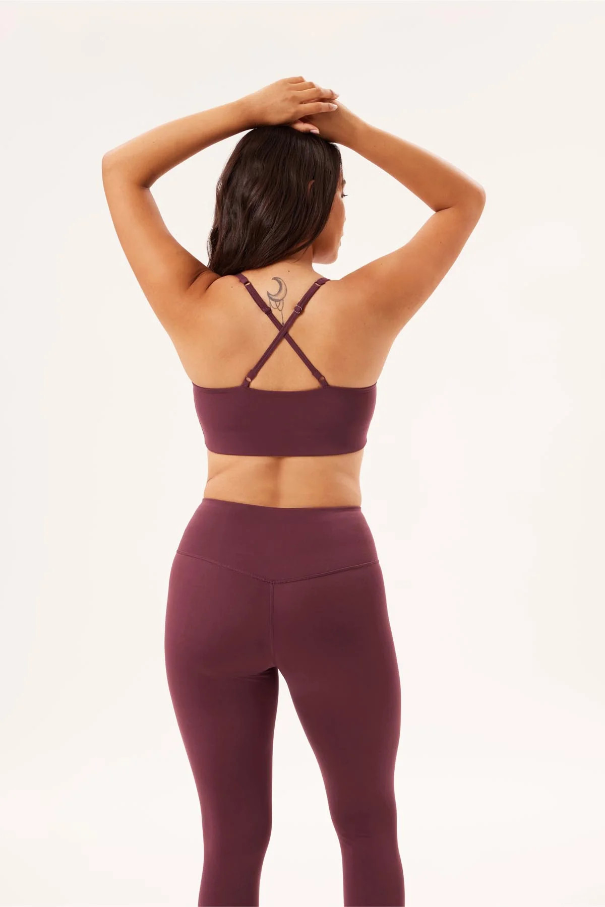 Berry Juliet Strappy Bra | Girlfriend Collective