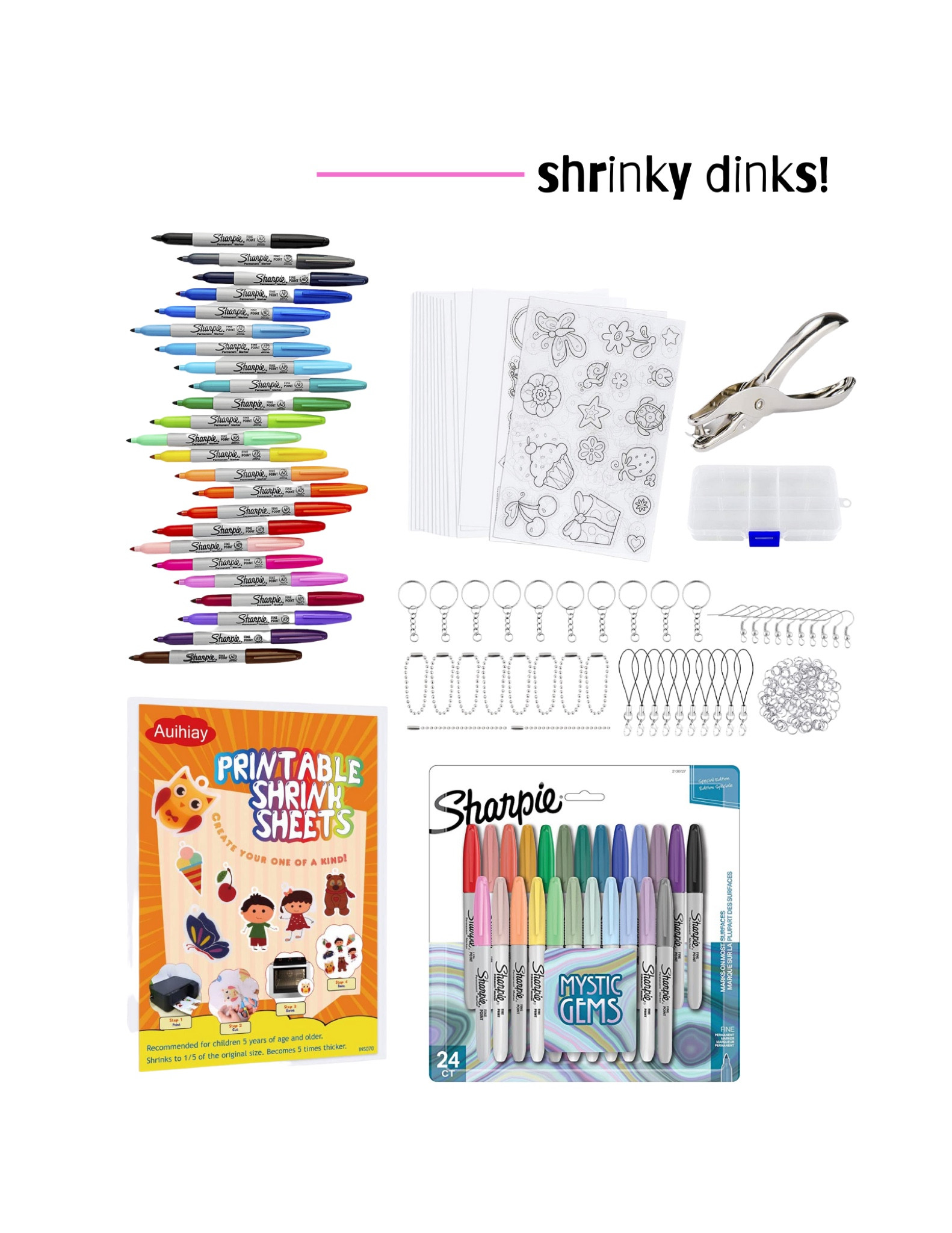 SHRINKY dink supplies
Shrink art
Crafts for kids
Easter basket ideas
Sharpies
Amazon finds


#LTKSeasonal #LTKkids #LTKunder50