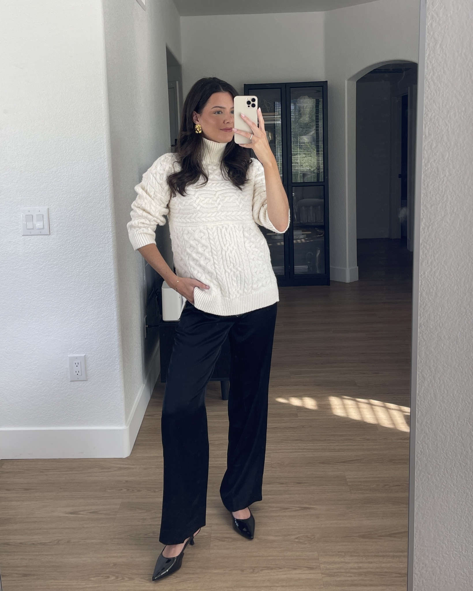 Blqck Friday sales still going strong! These satin trousers are too good - they are great for the office or dinner w the girls! Wearing my true size and they are a tad oversized! 

#LTKHoliday #LTKSaleAlert #LTKCyberWeek