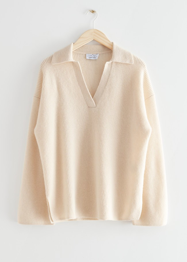 Wool Knit Polo Sweater | & Other Stories (EU + UK)